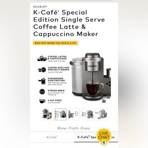 Keurig Special Edition Espresso Latte maker